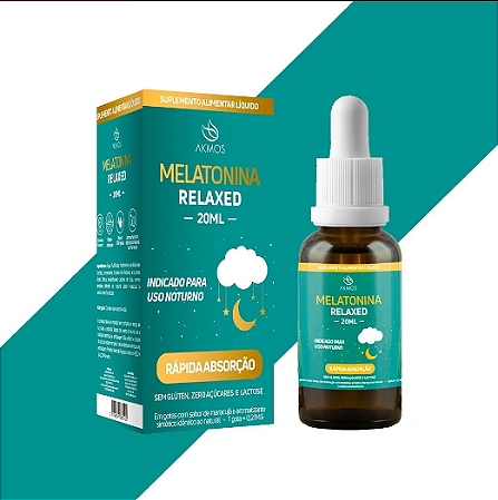 MELATONINA RELAXED AKMOS ZERO AÇUCAR 20 ML