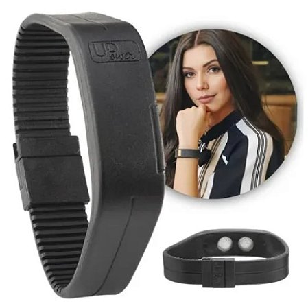 BRACELETE UP POWER PULSEIRA MAGNETICA TERAPEUTICA COM IMAS DE NEODIMIO ORIGINAL PROMO