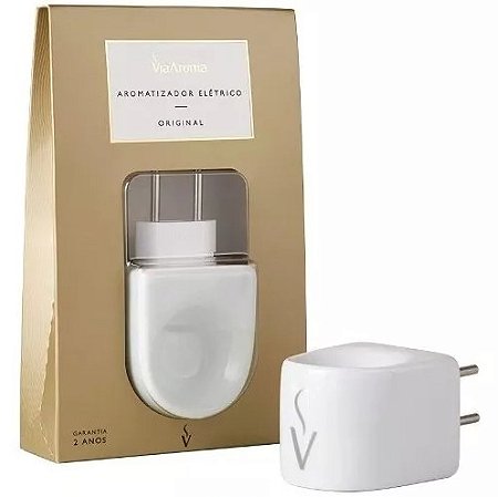 Aromatizador Difusor Elétrico Bivolt porcelana Via Aroma