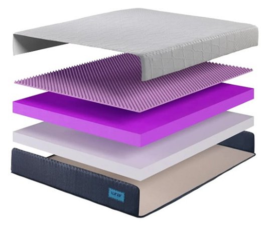 COLCHÃO LUNAR 100% ESPUMA EKO 7 TERAPEUTICO COM VIBROMASSAGEM
