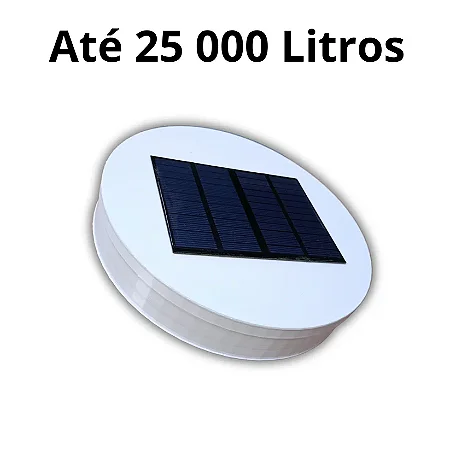 Ionizador Solar para Piscina de até 25.000L - Redutor de Cloro e Eliminador de Algas