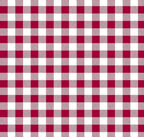 Tricoline Xadrez Smart, Vermelho, 50x150 cm, Caldeira