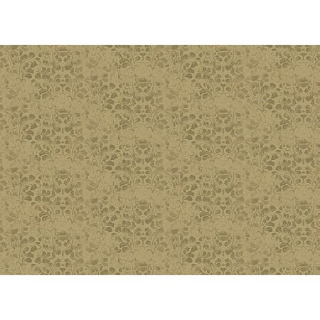 Tecido Tricoline Digital Vintage Floral Textura Ramos Verde, 50x150cm, Fernando Maluhy, 100% Algodão