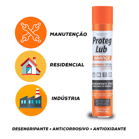 Desengripante Spray Lubrifica Antiferrugem ProteLub Original