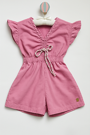 Macaquinho Infantil Violeta Menina