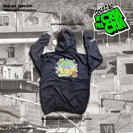 CASACO MOLETOM DE CRIA PRA CRIA