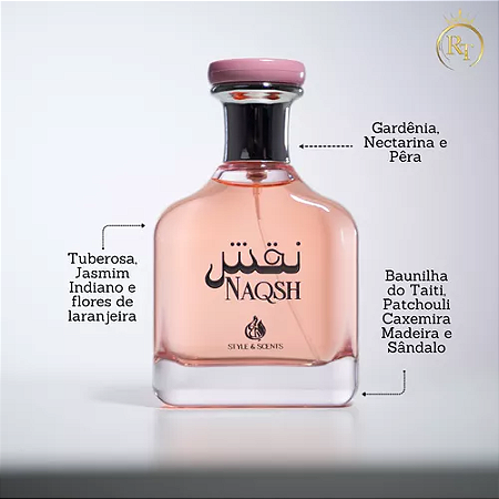 Style & Scents Perfume Árabe Feminino Naqsh 0.1l Para Feminino