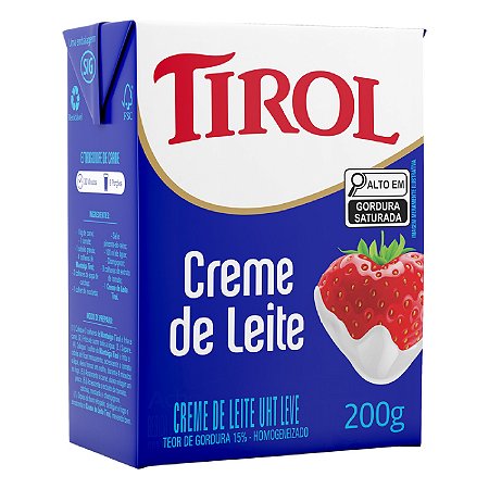 Creme de  Leite Tirol 200g