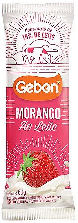 Picole de Leite Morango
