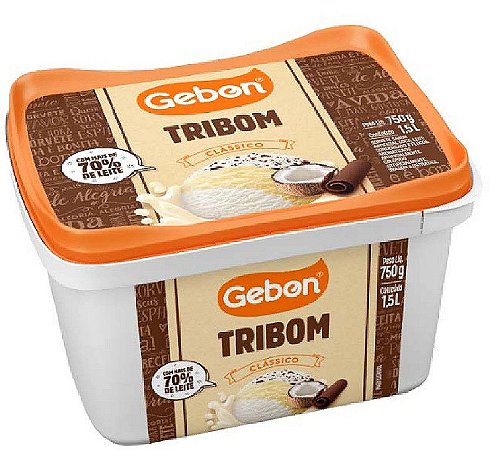 Sorvete Gebon Classico Tribon 1,5l