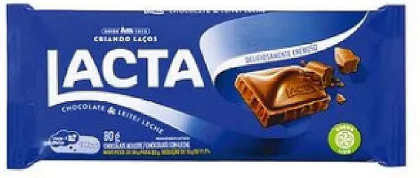 Lacta Ao Leite 80g