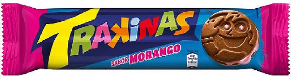 Bolacha Trakinas Morango 126g