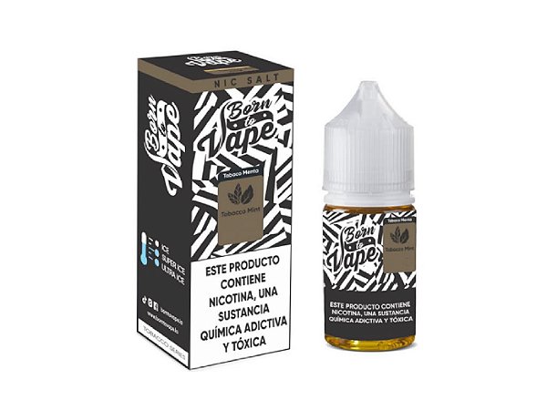 Salt Born To Vape Tobacco Mint 30ml 50mg