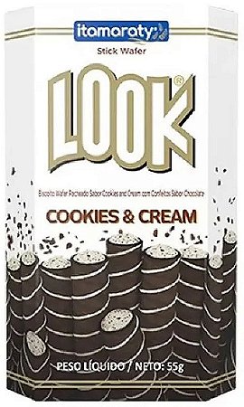Look Wafer Cookies e Cream 55g