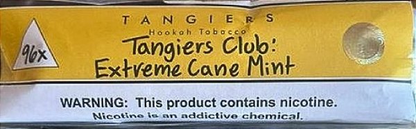 Tangiers 96x Cane Mint Extreme Noir Amarela 250g