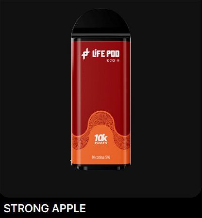 Refil Life Pod 10000 Strong Apple