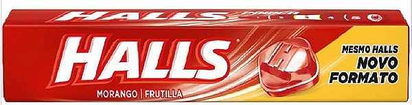 Halls Morango 28g