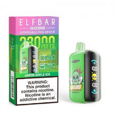 Elfbar Gh23000 Green Apple Ice