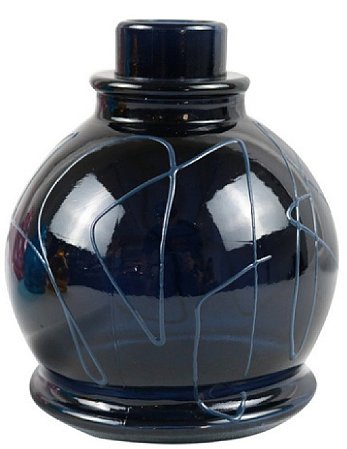 Jarro Anubis Pequeno Preto Azulado