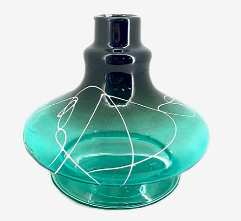 Jarro Imperial Genie Abs Preto C/ Verde 14cm