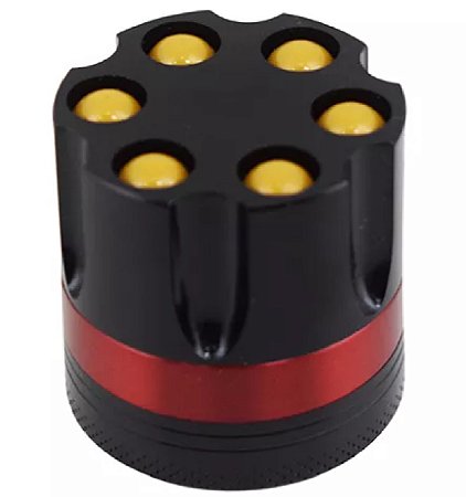 Dichavador Metal Tambor Revolver 38 Preto