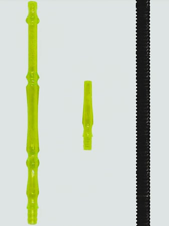 Mangueira Plastico Preto C/ Piteira Verde Neon