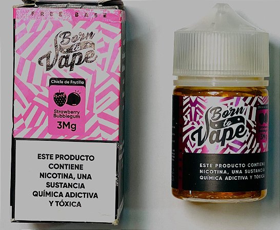 Juice Born To Vape Strawberry Bubbegum 3mg 60ml