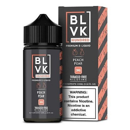 Juice Blvk Hundreds Peach Pear 3mg 100ml
