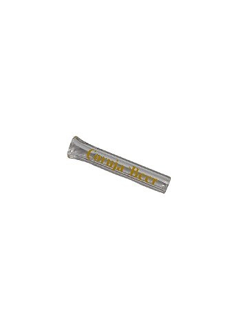 Piteira de Vidro Coruja Beer 6mmx3,5cm