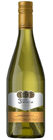 Vinho 3 Medallas Chardonnay 750ml