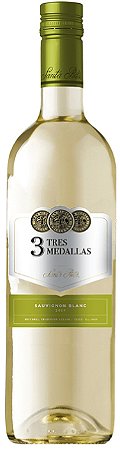 Vinho 3 Medallas Sauvignon Blanc 750ml