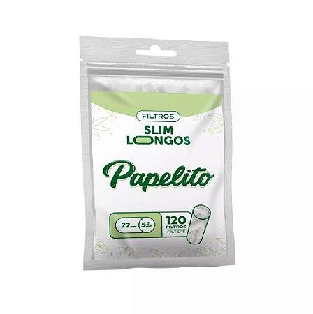 Filtro Papelito Slim Longo 5.3x22mm