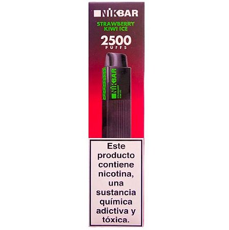 Nikbar 2500 Puffs Strawberry Kiwi Ice