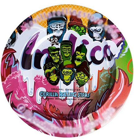 Cinzeiro de Metal Gorilla Rolling Stars