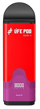 Refil Life Pod 8000 Puffs Apple Grape Ice
