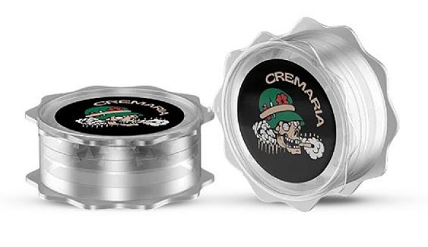 Dichavador Acrilico Cremaria 3partes Cinza