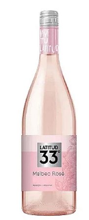 Vinho Latitud 33 Malbec Rose 750ml
