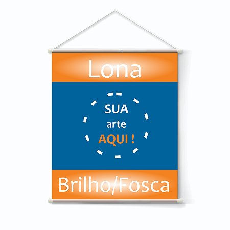 Banner Lona+Impressão Digita 70x90 cm