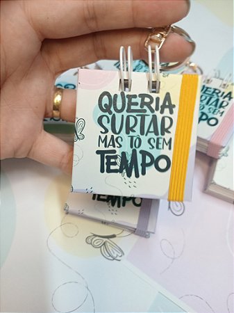 Chaveiro mini blocos personalizados