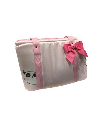 Bolsa de Transporte para cachorros estampa Rosa Panda