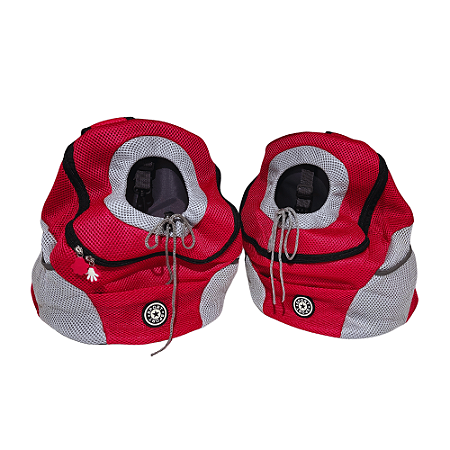 Mochila Pet Rosa Para Transporte de Cachorros e Gatos