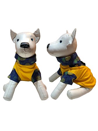Camisa Suetér Pet Abacaxi Doce Para Cachorros