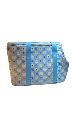 Bolsa de Transporte Ted Luxo Azul P/ Cachorros e Gatos