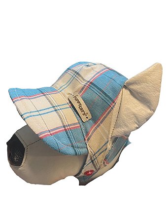 Boné Pet Vermelho C Azul Para Cães