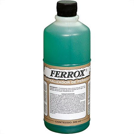 Removedor Neutralizador Convertedor. Ferrugem Ferrox 500 ml
