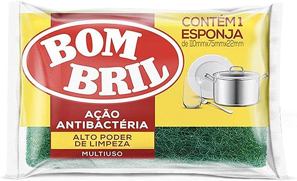 Esponja Multiuso bombril 1 Unidades :