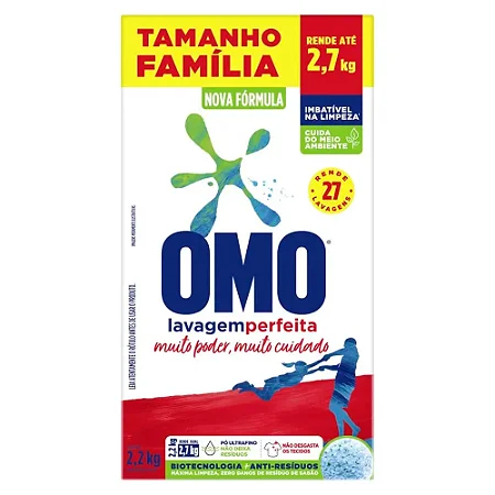 Sabão em Pó Omo Lavagem Perfeita 2.2kg