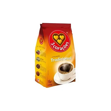 CAFÉ 3 CORAÇÕES TRADICIONAL 500GR