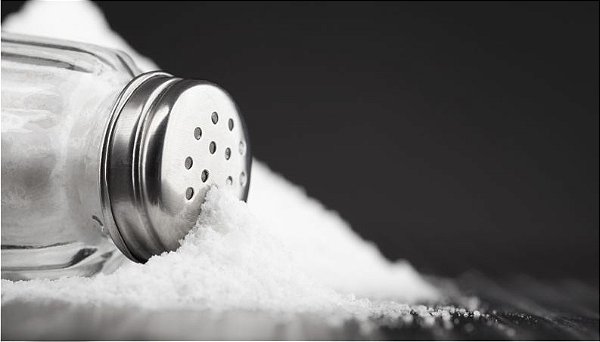 Sal refinado no Saleiro