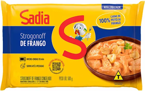 Strogonoff de frango Sadia
